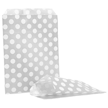 50x Polka Dot Candy Paper Wedding Favour Bags - ZYBUX